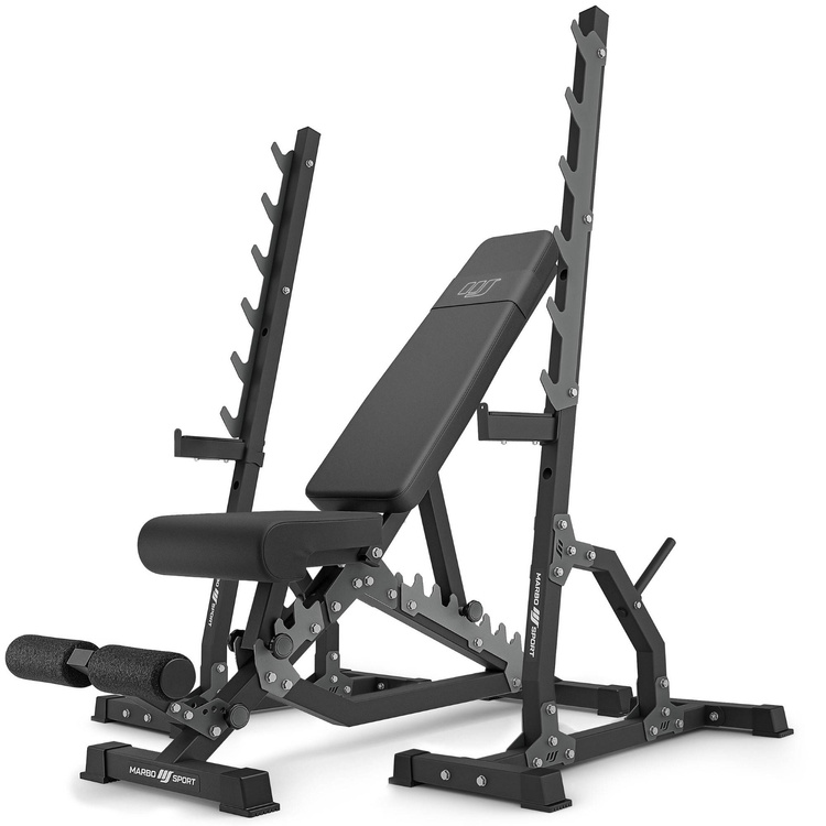 Set MS24 2 0 Double Sided Bench Multilevel Barbell Racks 2 Pieces