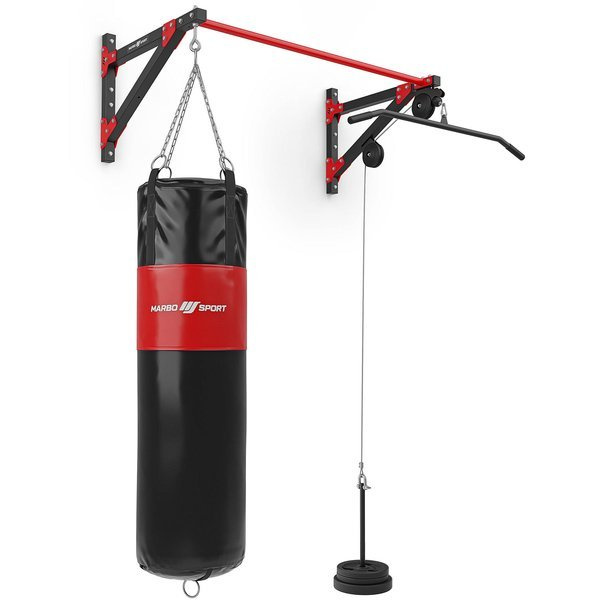 Marbo Sport multifunctional pull-up bar with lat pulldown and punching bag holder (3in1) MH-D204 - Marbo Sport