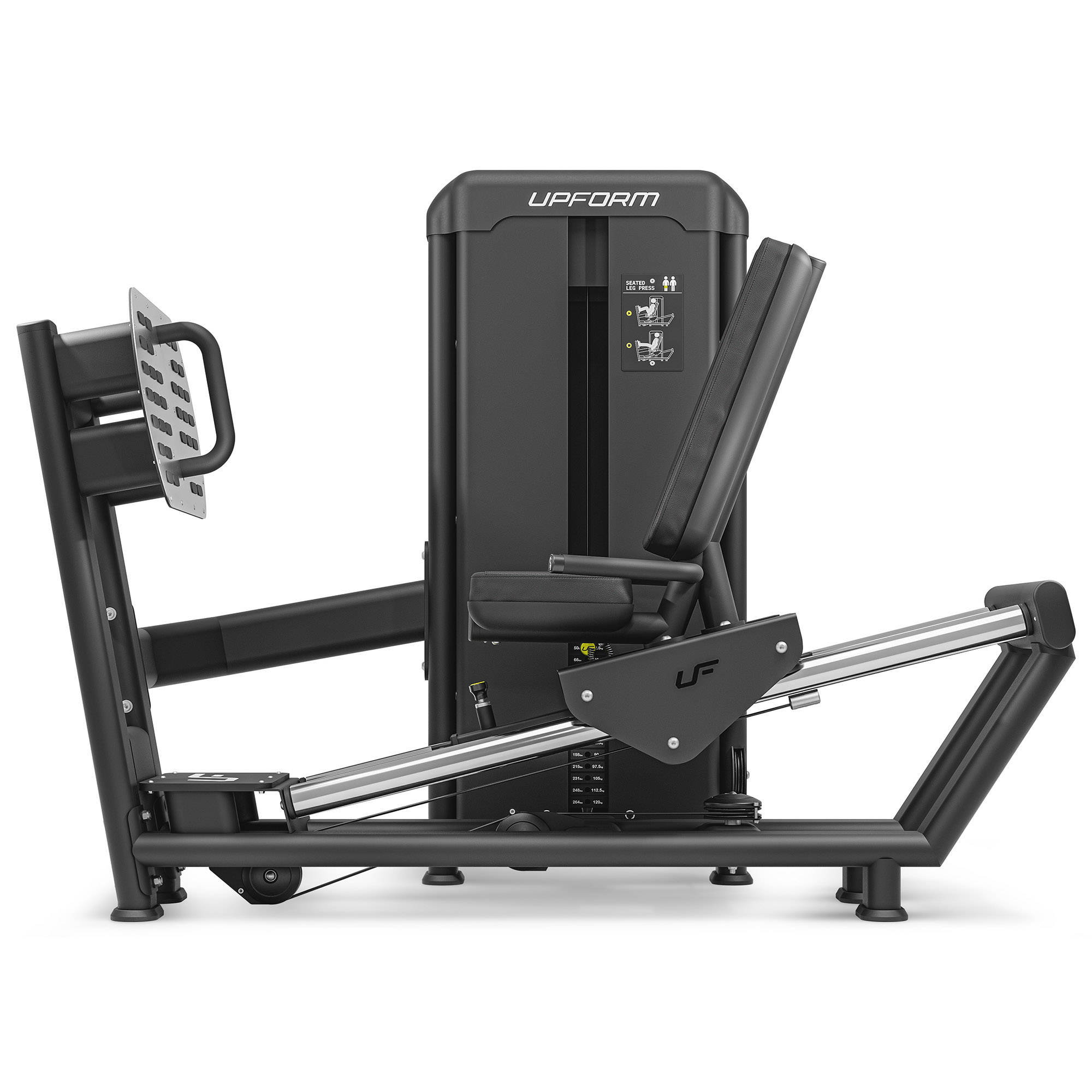 D4 Horizontal Leg Press Machine  Gym Steel - Professional Gym