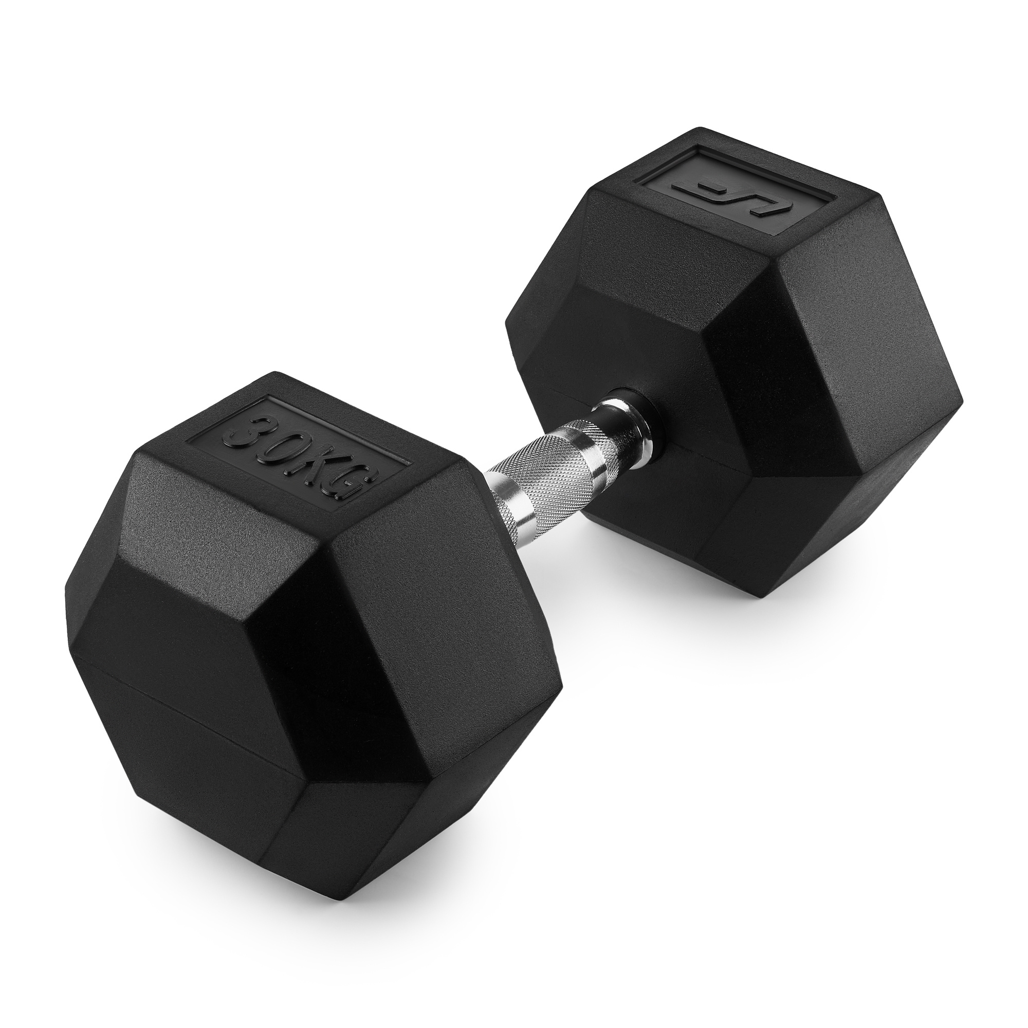 Rubber-coated HEX dumbbell