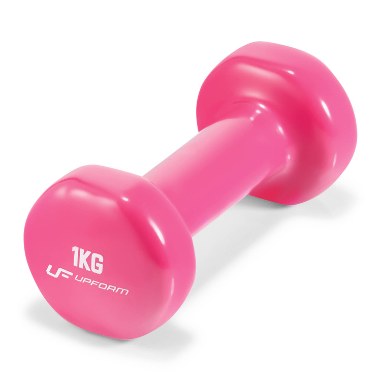 Vinyl fitness dumbbell set 12 kg with stand – UpForm
