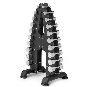 Chrome-plated dumbbell rack UR-S005 - UpForm