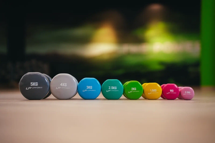 Vinyl dumbbell 4 kg - UpForm
