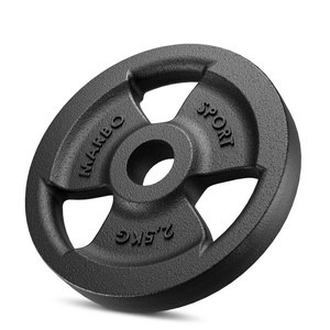 Standard cast-iron Tri Grips weight plate 2,5 kg with ø31 mm bore - Marbo Sport