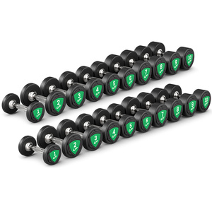 Set of polyurethane dumbbells 1-10kg (increments of 1 kg) 110 kg – UpForm