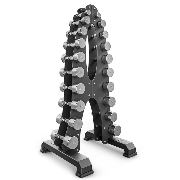 Chrome dumbbell stand UX-S206 - UpForm