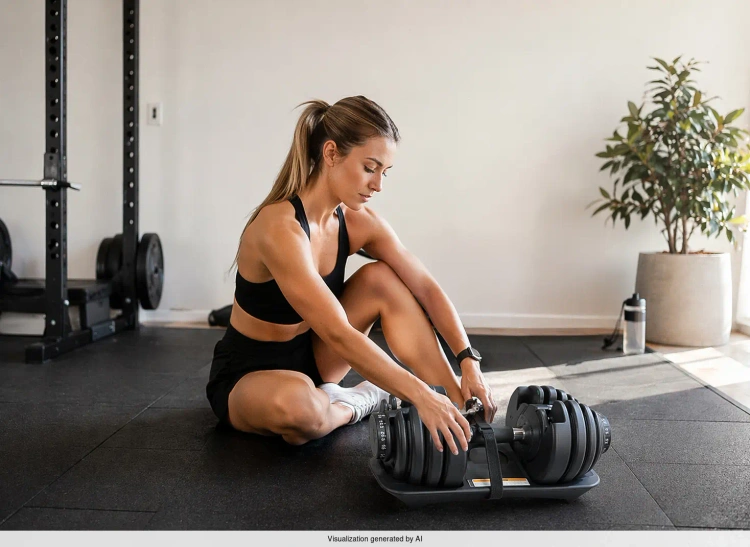 Adjustable dumbbell 2.5 - 24 kg - UpForm