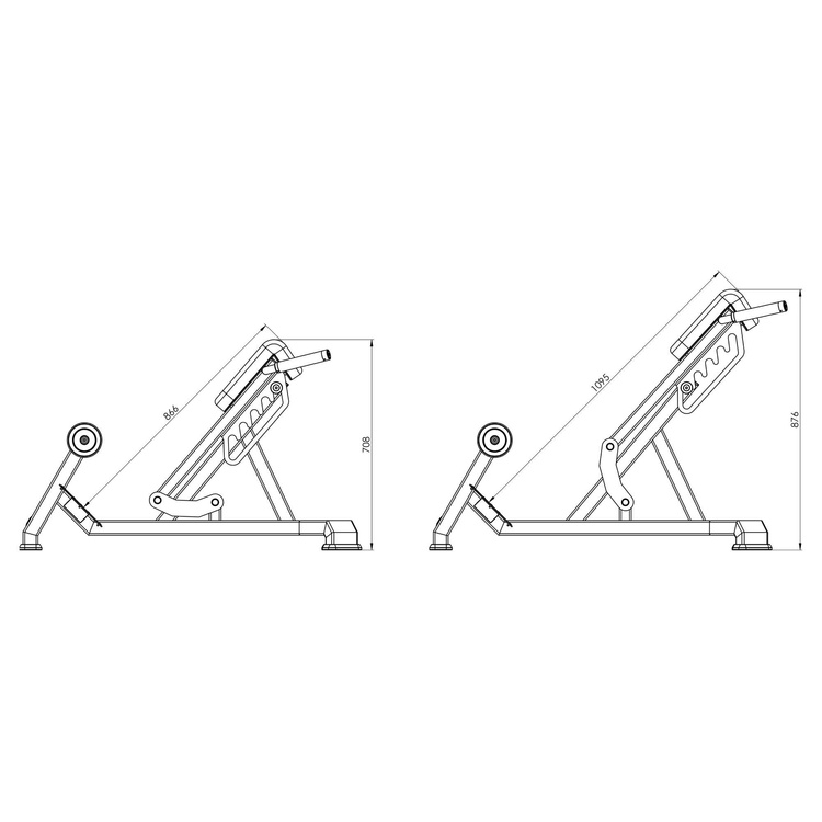 Lower Back Bench UX-L212 - UpForm